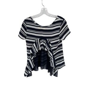 Maeve Anthropologie Striped Blouse Women XS Girly Feminine Delicate Dainty